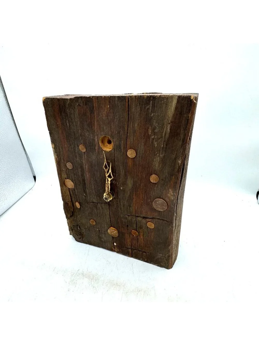 Rustic Handmade Reclaimed Wood Analog Wall Clock Primitive Farmhouse Decor Barn